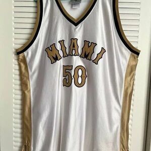 Authentic UDONIS HASLEM Miami High Throwback Jersey by HighSchoolDayz - Size 2XL